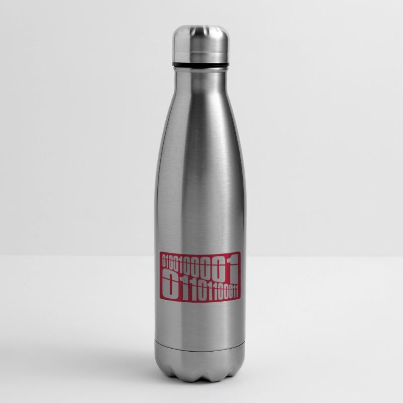 Langage de programme de code binaire Bouteille isotherme