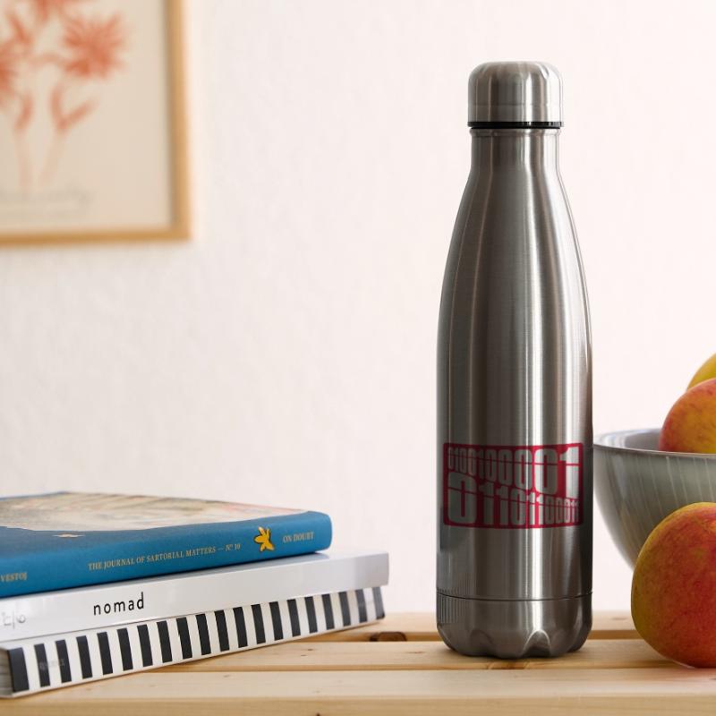 Binär Code Programm Sprache Isolierflasche