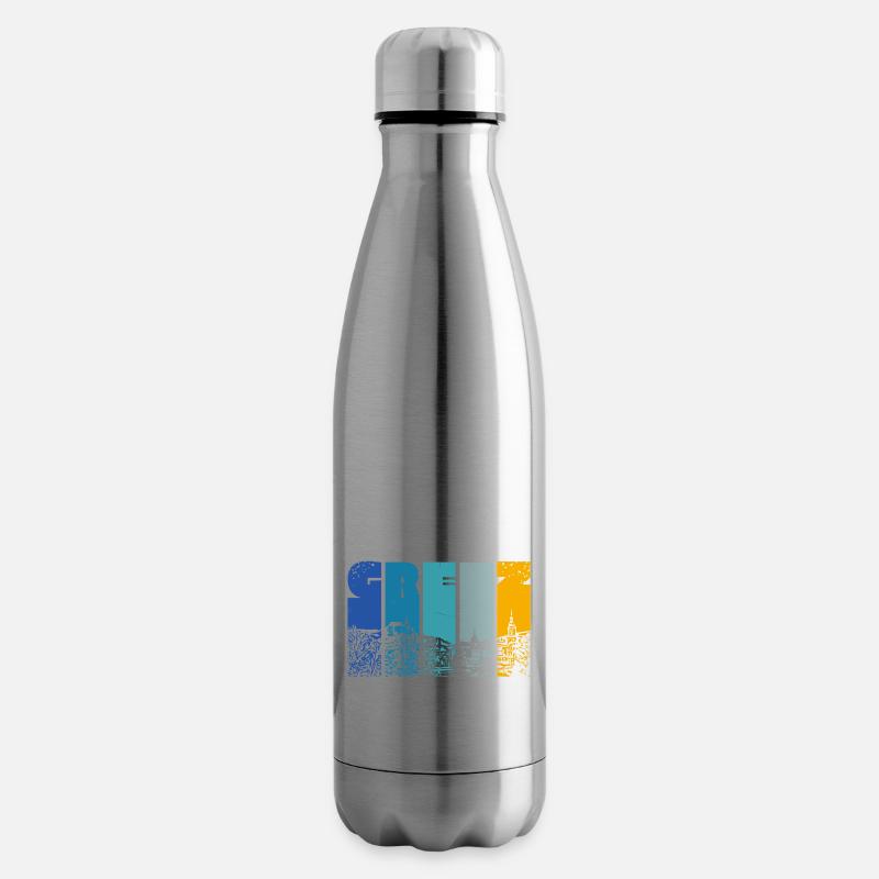 Ostthüringen Merch - Greiz Silhouette - Isolierflasche - Lightsilver