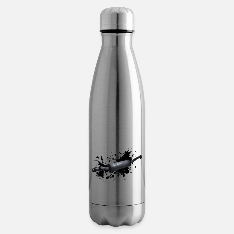 Auspuff: Klangvolle Performance - Isolierflasche - Lightsilver