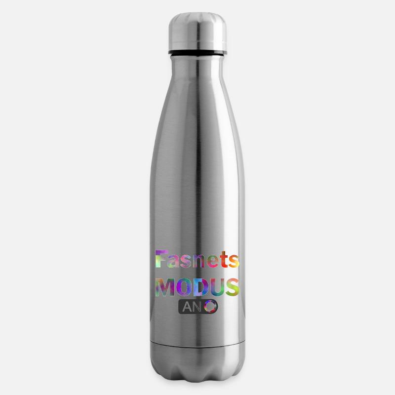 Fasnetsmodus - Insulated Water Bottle - silver