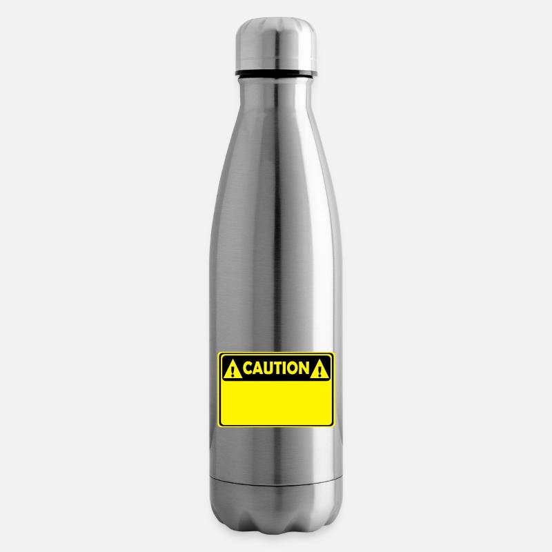 CAUTION - Isolierflasche - Lightsilver