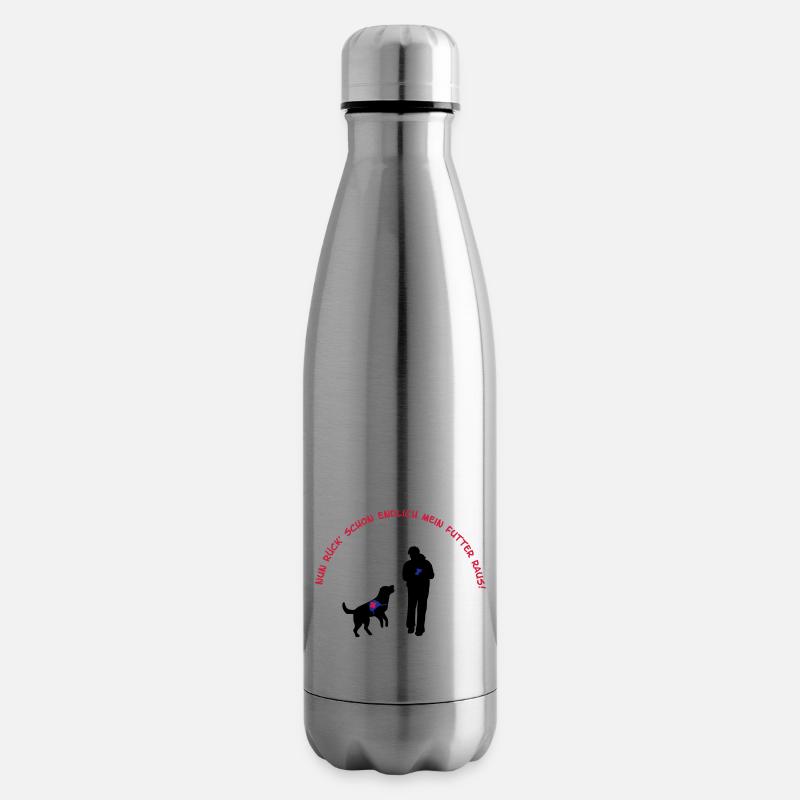Rettungshund - Isolierflasche - Lightsilver