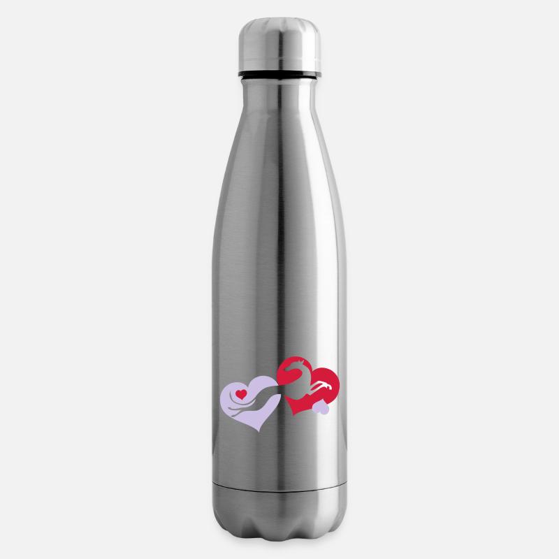 levrier_valentin2 - Insulated Water Bottle - silver