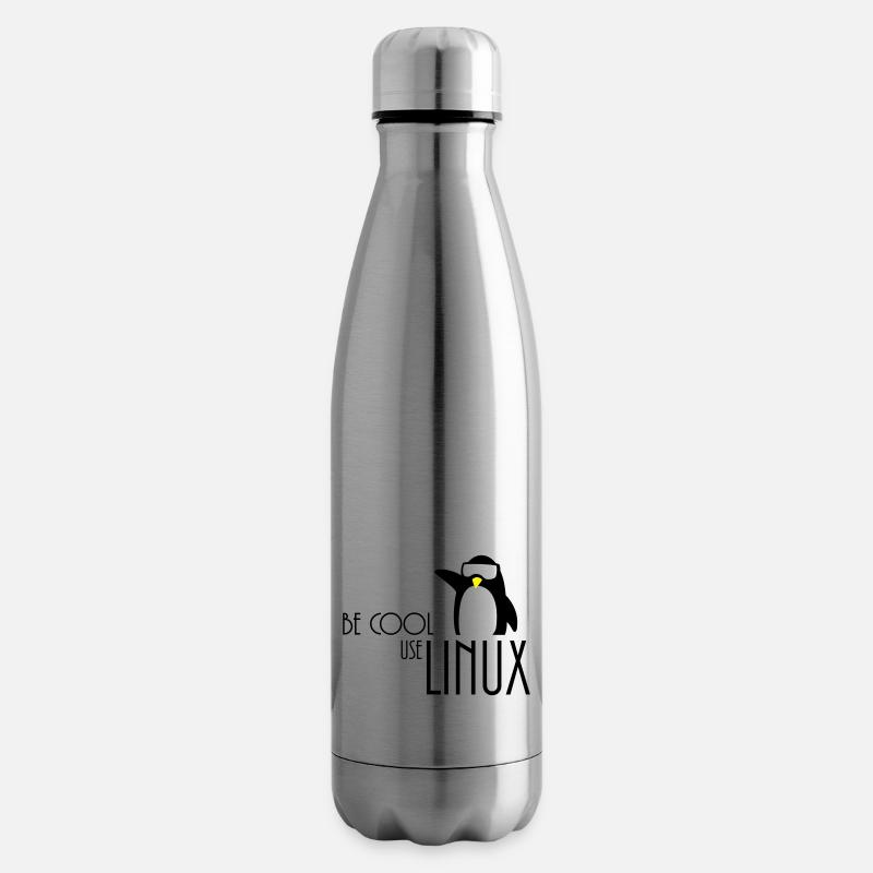 be cool use linux - Isolierflasche - Lightsilver