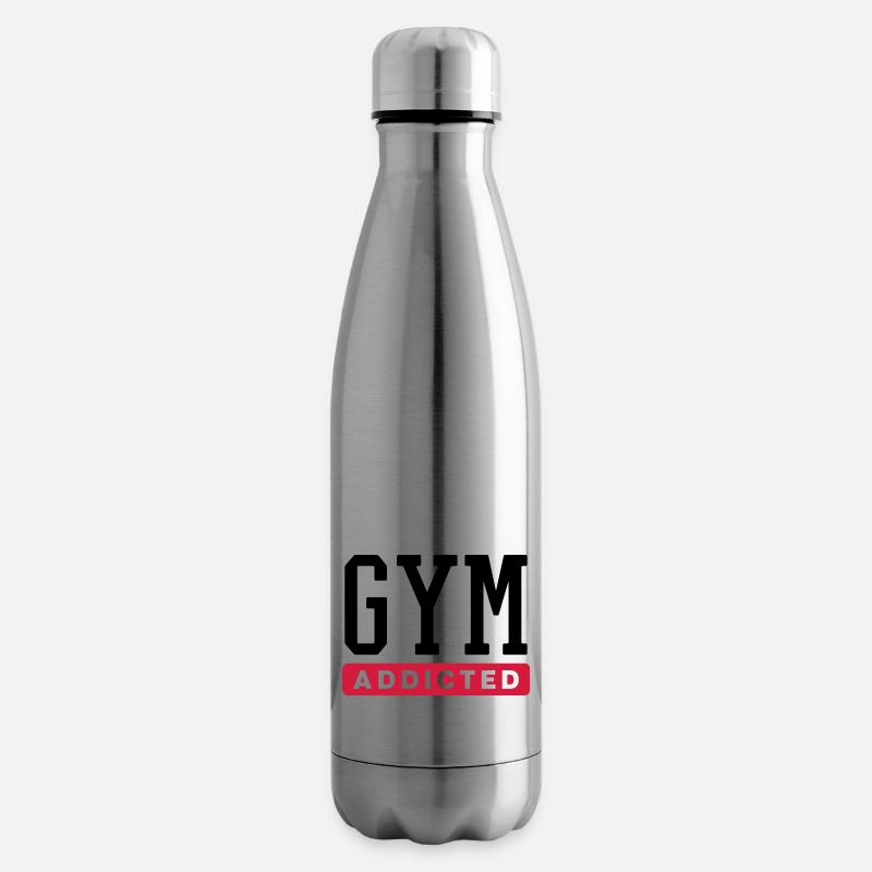GYM ADDICT - Isolierflasche - Lightsilver