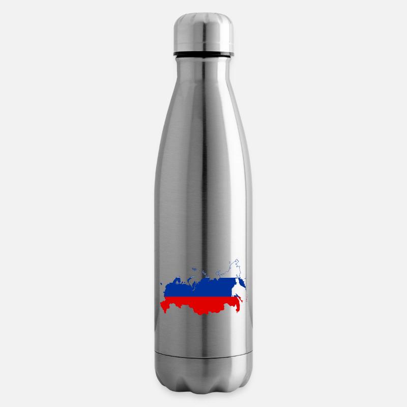 Russie - Bouteille isotherme - argent clair