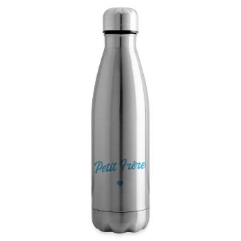 le meilleur petit frère du monde - Bouteille isotherme - argent clair - Droite