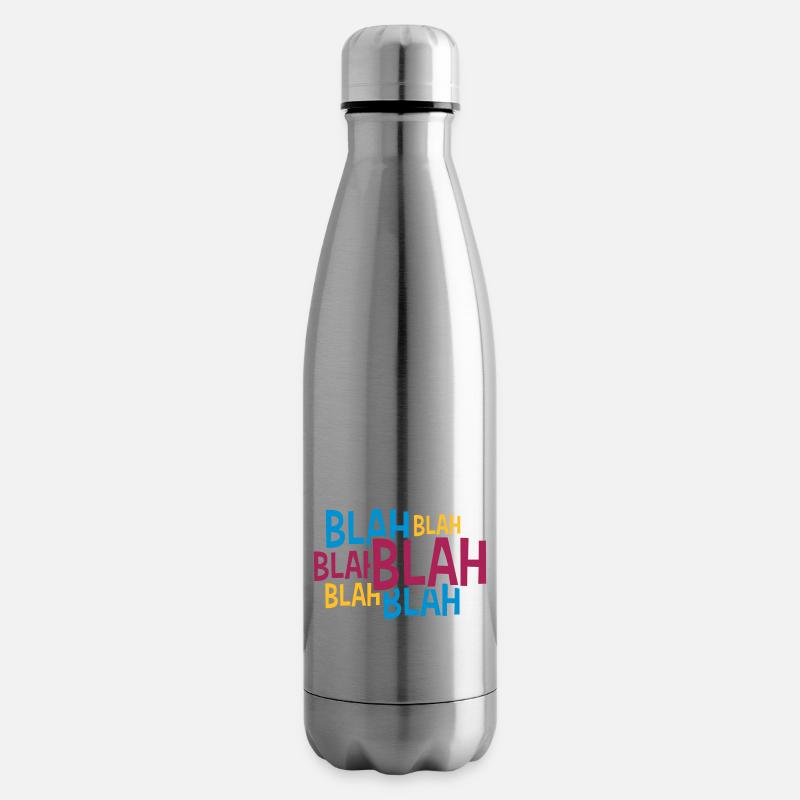 Comic Blah Bunt - Isolierflasche - Lightsilver