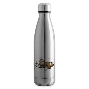 Homeschooling Homeoffice Schule Schüler E - Lan w- - Isolierflasche - Lightsilver - Rechts