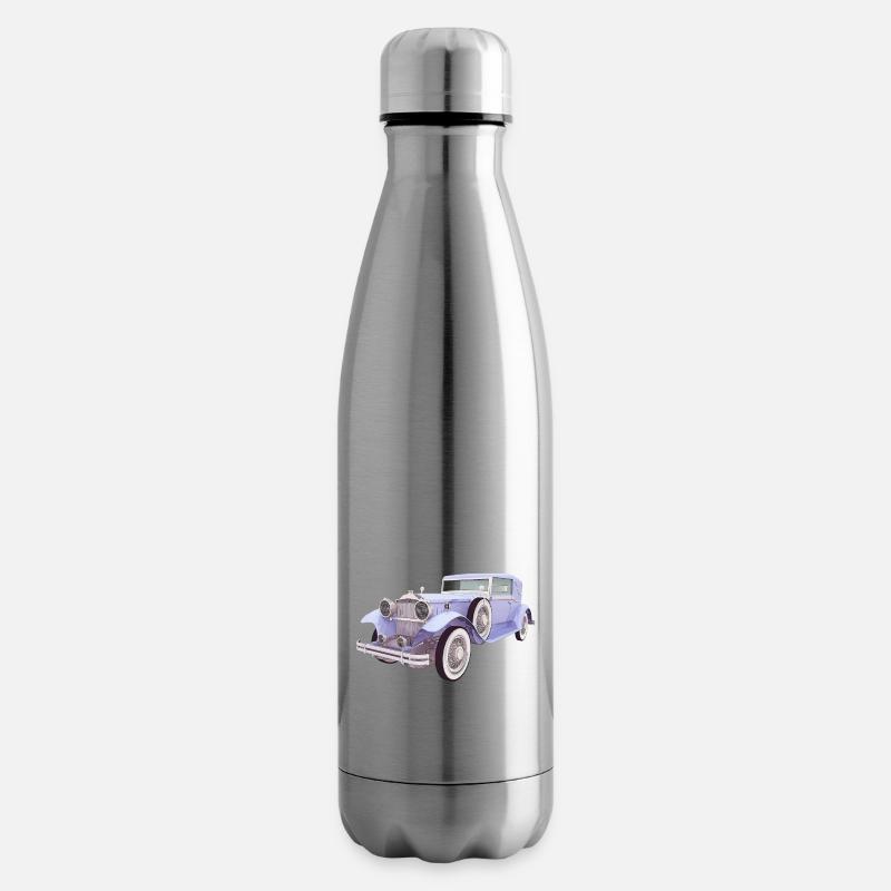Oldtimer, Auto, Automobil - Isolierflasche - Lightsilver