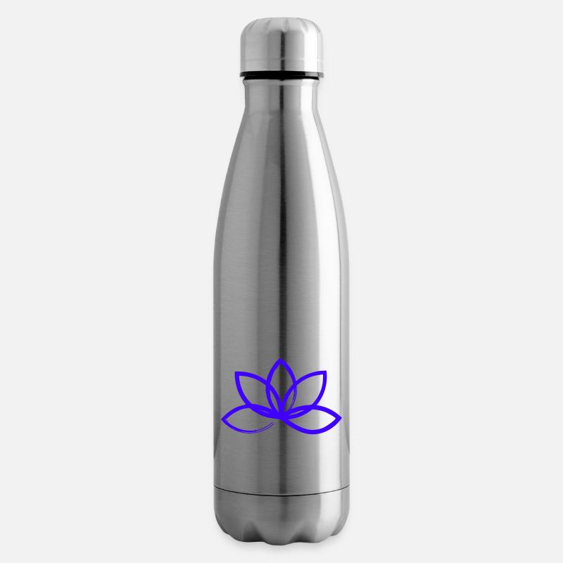 Lotusblüte - Isolierflasche - Lightsilver