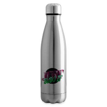 college student gift idea computer language father - Insulated Water Bottle - silver - Right