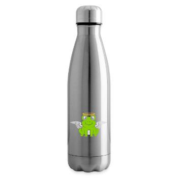 Angel Frog Wing Halo - Insulated Water Bottle - silver - Right