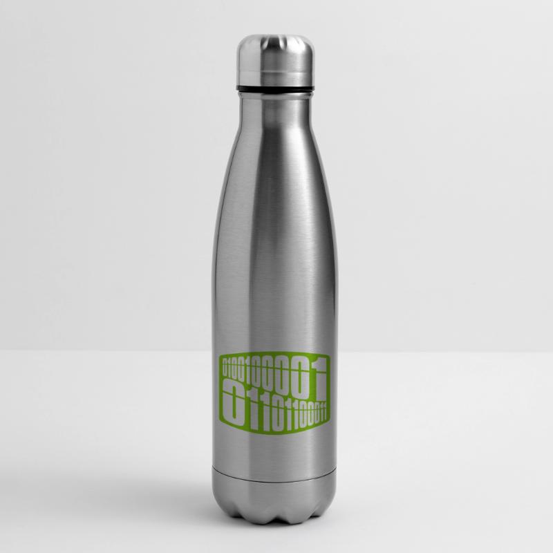 Binary Code Program Language Insulated Water Bottle