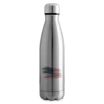 USA Flagge - Isolierflasche - Lightsilver - Rechts