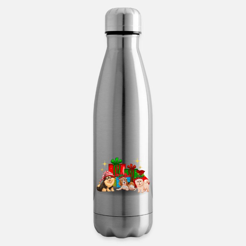 Joyeux noël - Bouteille isotherme - argent clair