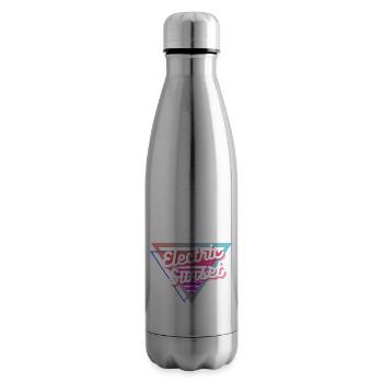 Electric Sunset - Insulated Water Bottle - silver - Right