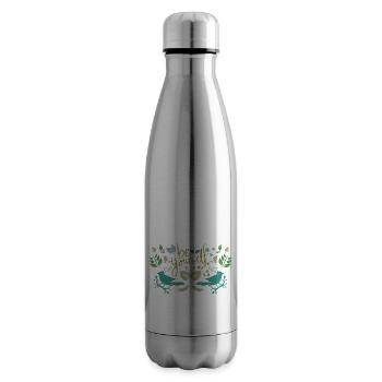Soyez vous-même - Bouteille isotherme - argent clair - Droite