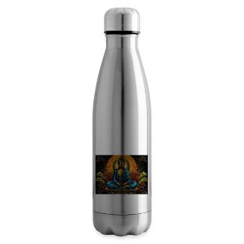 Buddha - Insulated Water Bottle - silver - Right