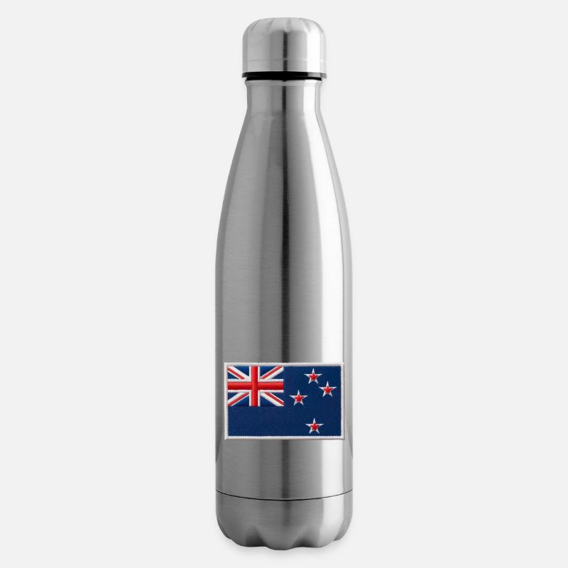 Neuseeland Aotearoa Kiwi 24 - Isolierflasche - Lightsilver