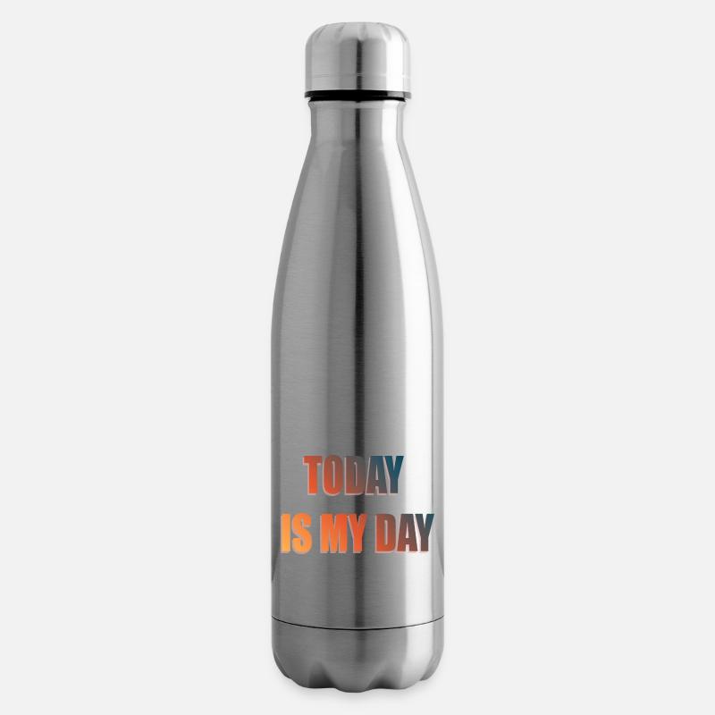HEUTE IST MEIN TAG - Isolierflasche - Lightsilver