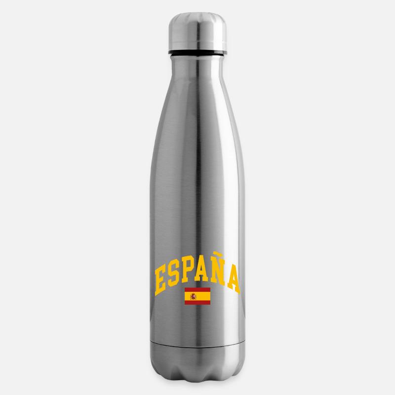 Espagne - Bouteille isotherme - argent clair