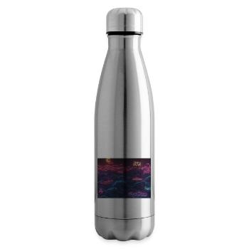 Neon waves - Isolierflasche - Lightsilver - Rechts