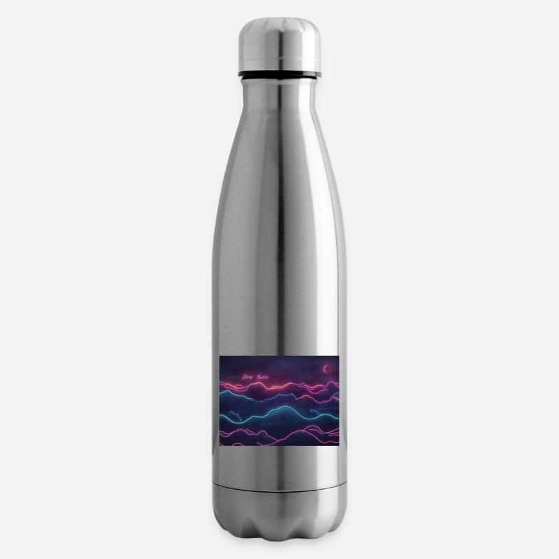 Shiny Berlin neon - Isolierflasche - Lightsilver