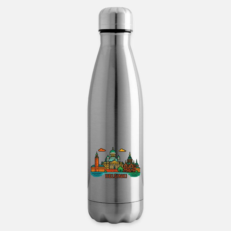 Helsinki - Bouteille isotherme - argent clair