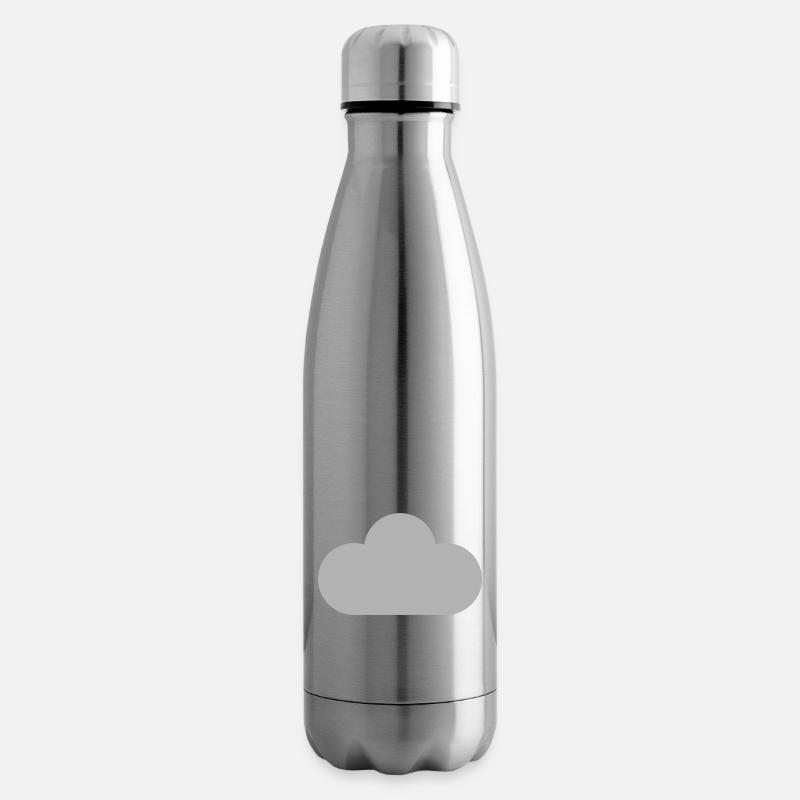 Wettersymbole - Wolke - Isolierflasche - Lightsilver