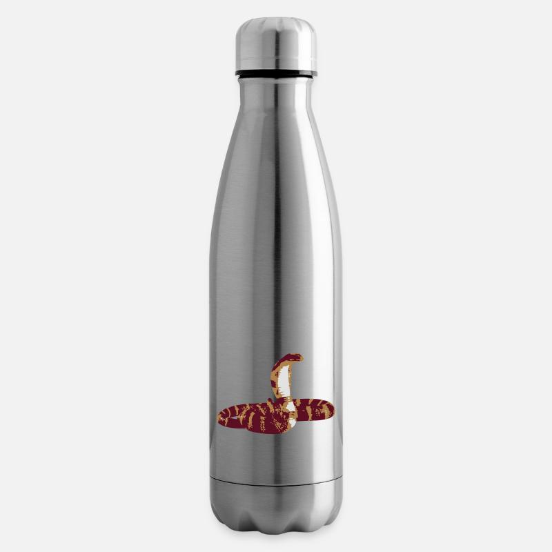 Schlange - Isolierflasche - Lightsilver