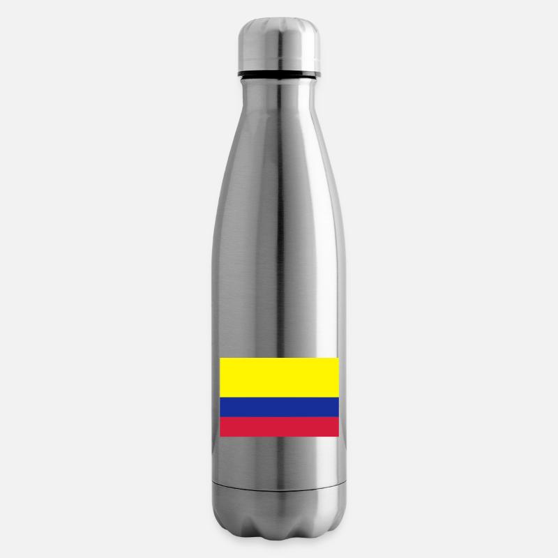drapeau_colombie - Isolierflasche - Lightsilver