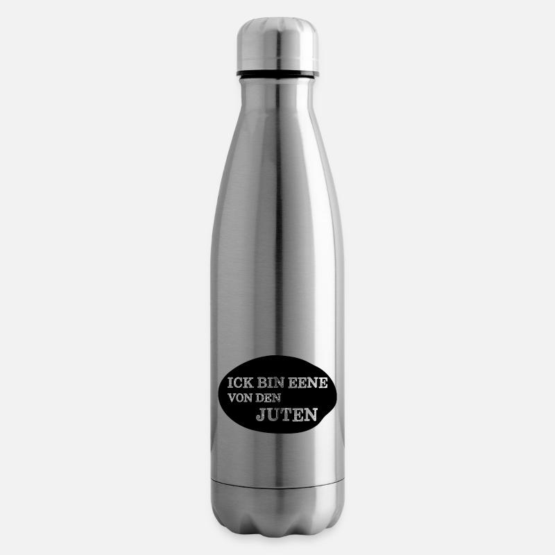 Ick bin eene von den Juten - Jute Jutebeutel - Isolierflasche - Lightsilver