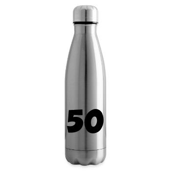 50 - Insulated Water Bottle - silver - Right
