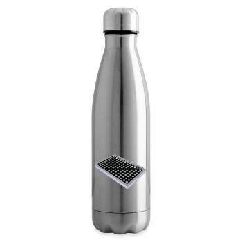 96 Well Plate / 96 perforated plate - Insulated Water Bottle - silver - Right