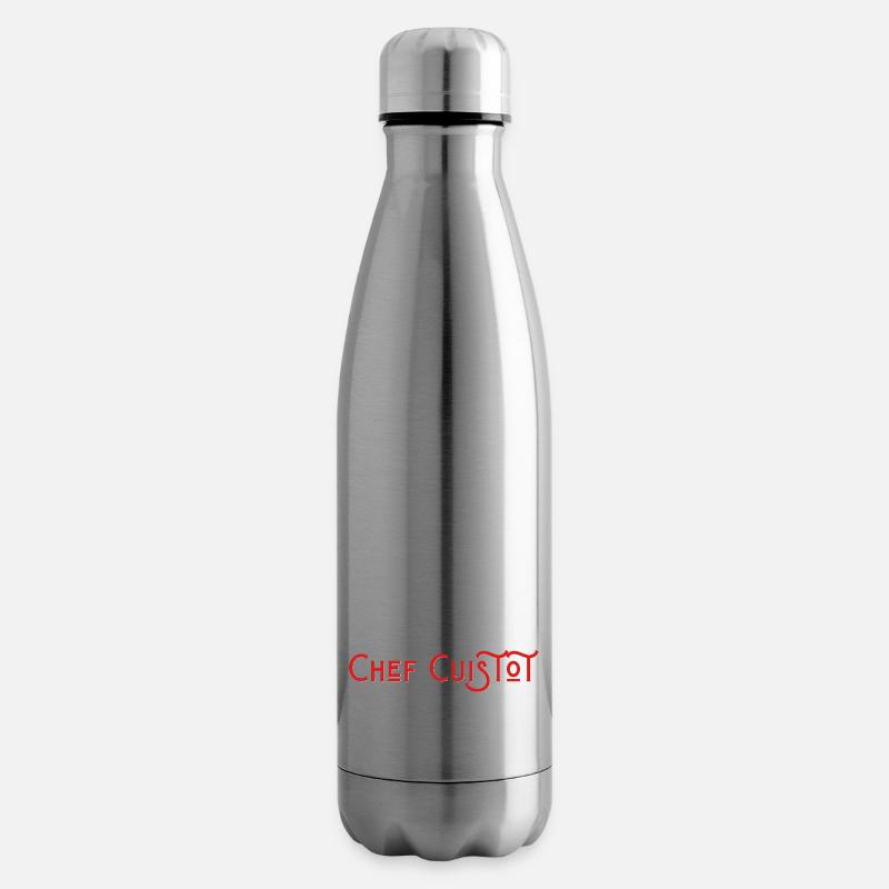 pas parfait mais chef cuistot - Bouteille isotherme - argent clair