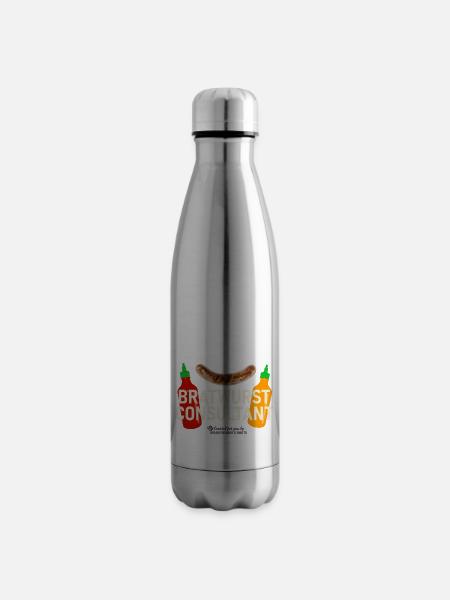 Grillspruch Bratwurst Consultant - Isolierflasche - Lightsilver