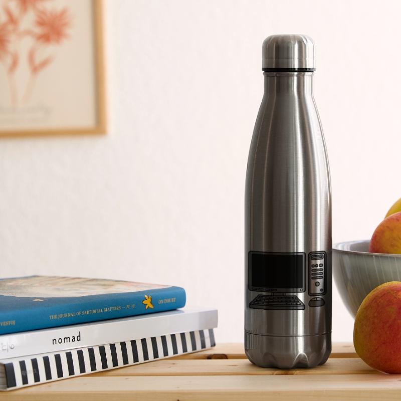 Computer Keyboard Mouse Screen Insulated Water Bottle