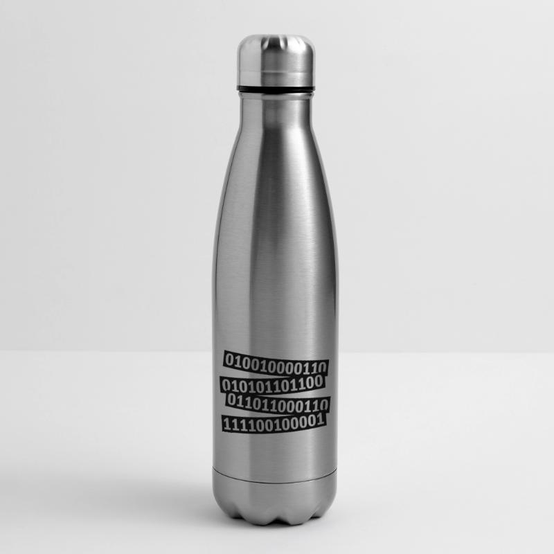 Langage de programme de code binaire Bouteille isotherme