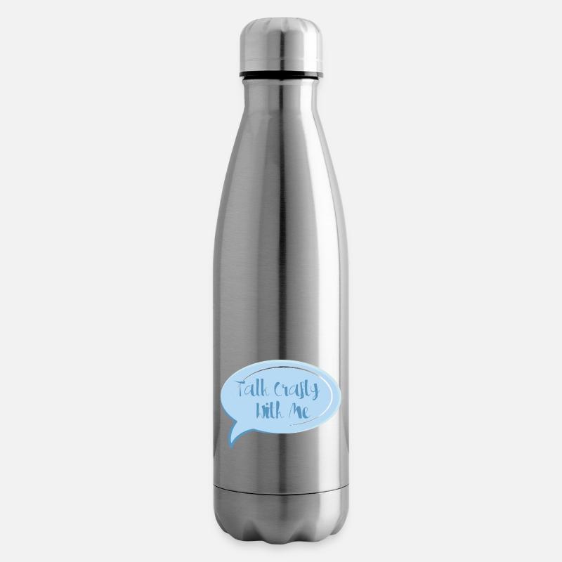 Sprich schlau mit mir - Isolierflasche - Lightsilver