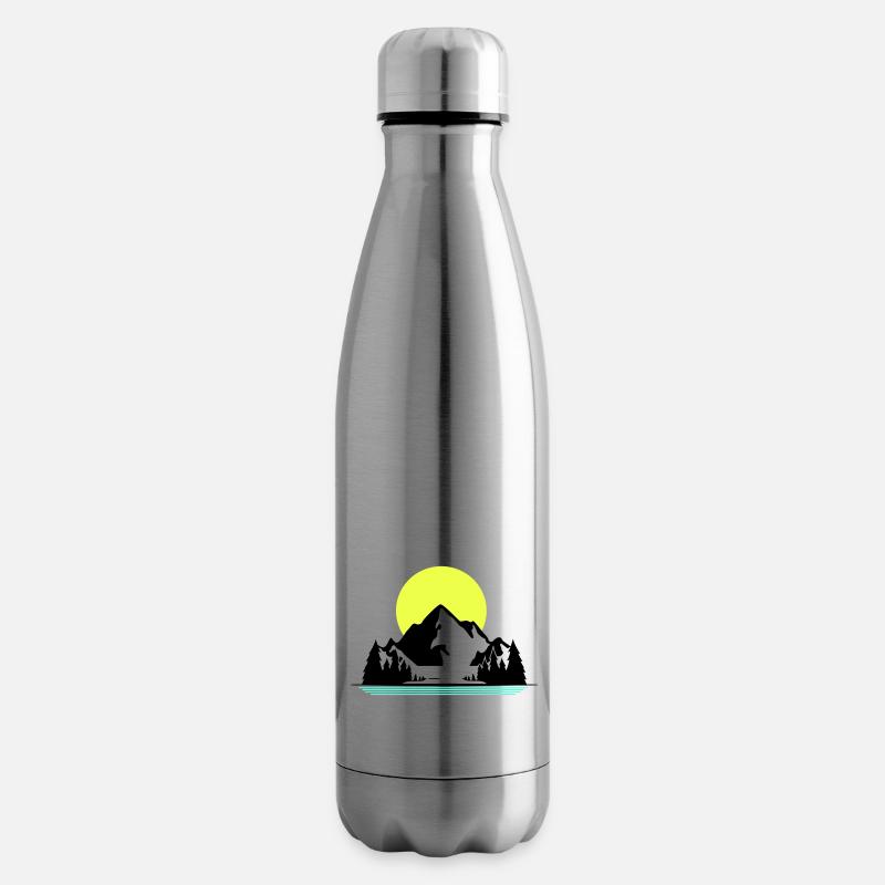 Mountains - Isolierflasche - Lightsilver