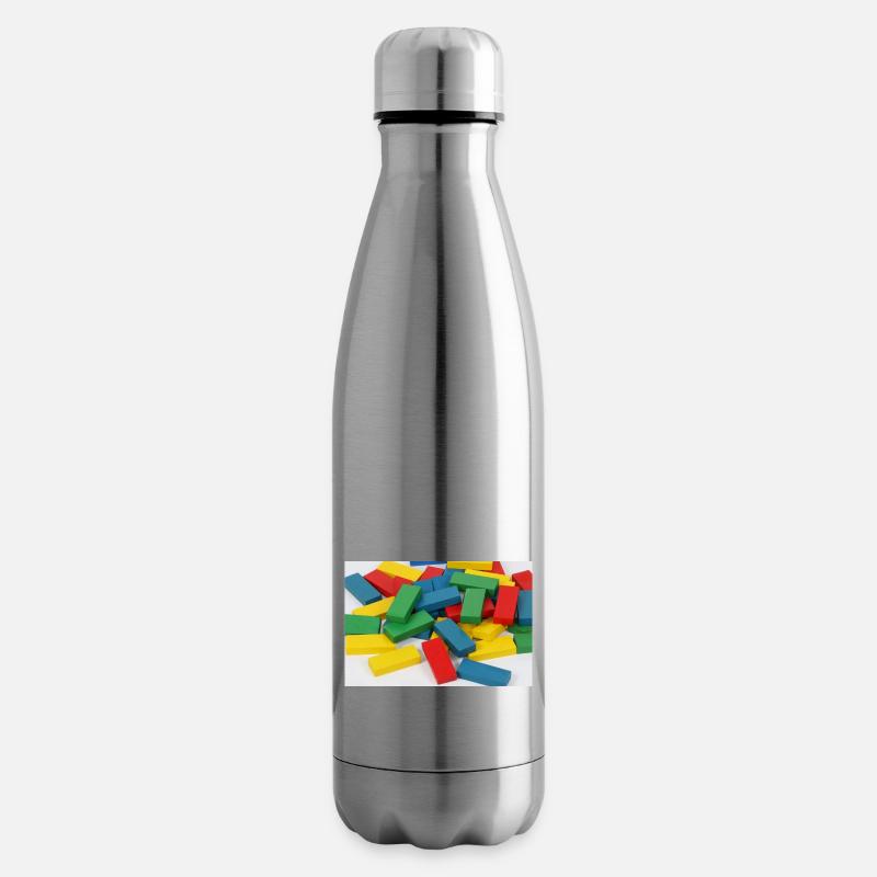Bunte Bauklötze - Isolierflasche - Lightsilver