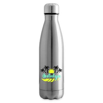 Antalya - Bouteille isotherme - argent clair - Droite
