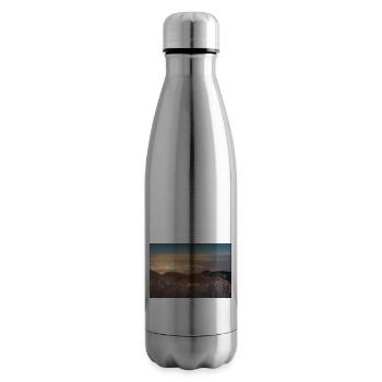 Der Olymp und die nahe gelegenen Städte Griechenlands bei Nacht - Isolierflasche - Lightsilver - Rechts