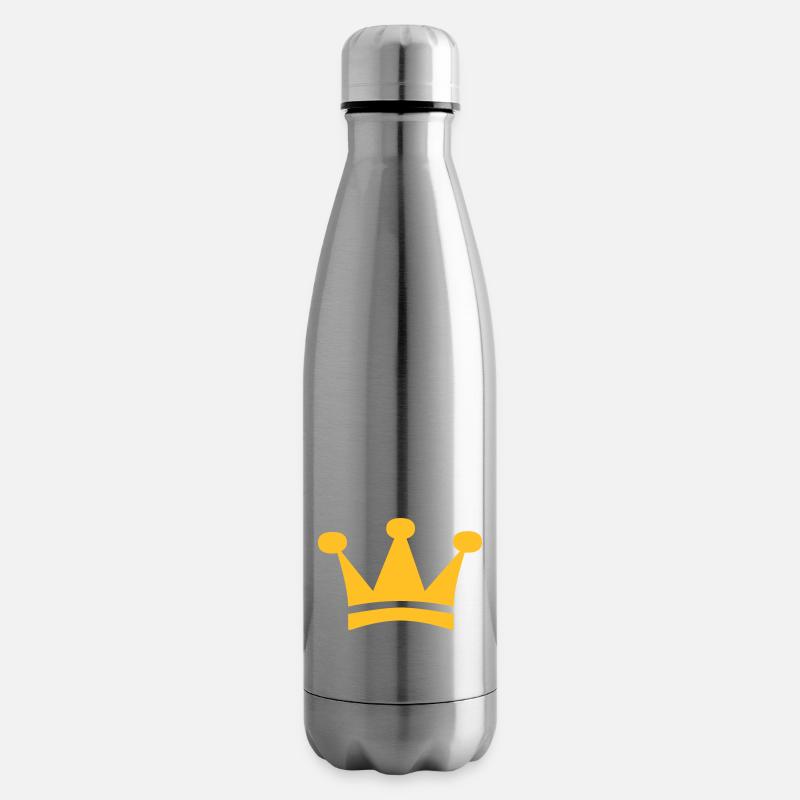 couronne - Bouteille isotherme - argent clair