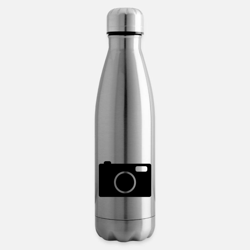camera - Insulated Water Bottle - silver