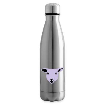 Schaf, Lamm - Isolierflasche - Lightsilver - Rechts