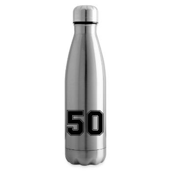 50 - Insulated Water Bottle - silver - Right