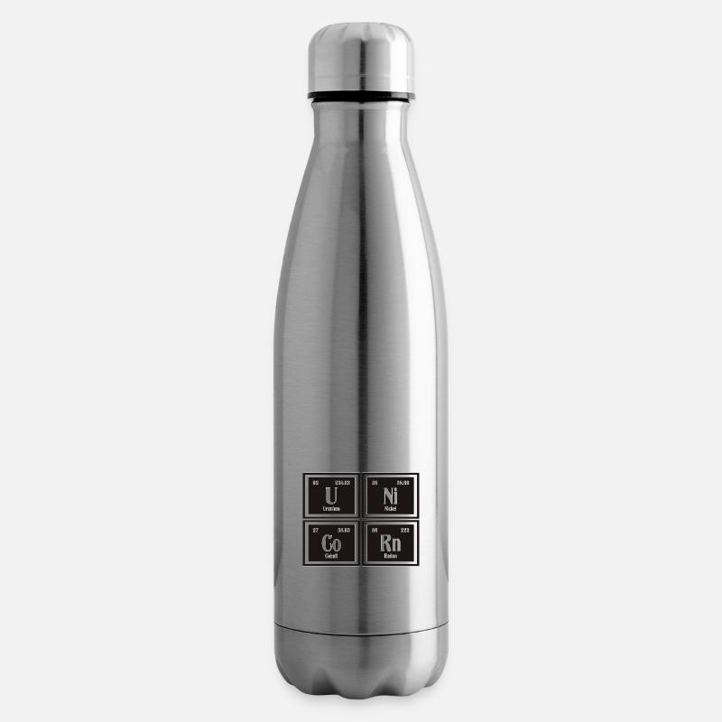 Einhorn | Periodensystem der Elemente - Isolierflasche - Lightsilver